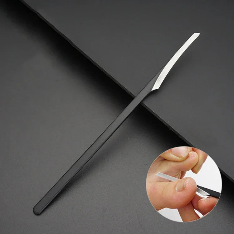 Outil de Soin des Pieds et des Ongles pour Pédicure, Manucure, Nettoyeur d'Ongles, Soin des Cuticules, Rabot de Peau Morte