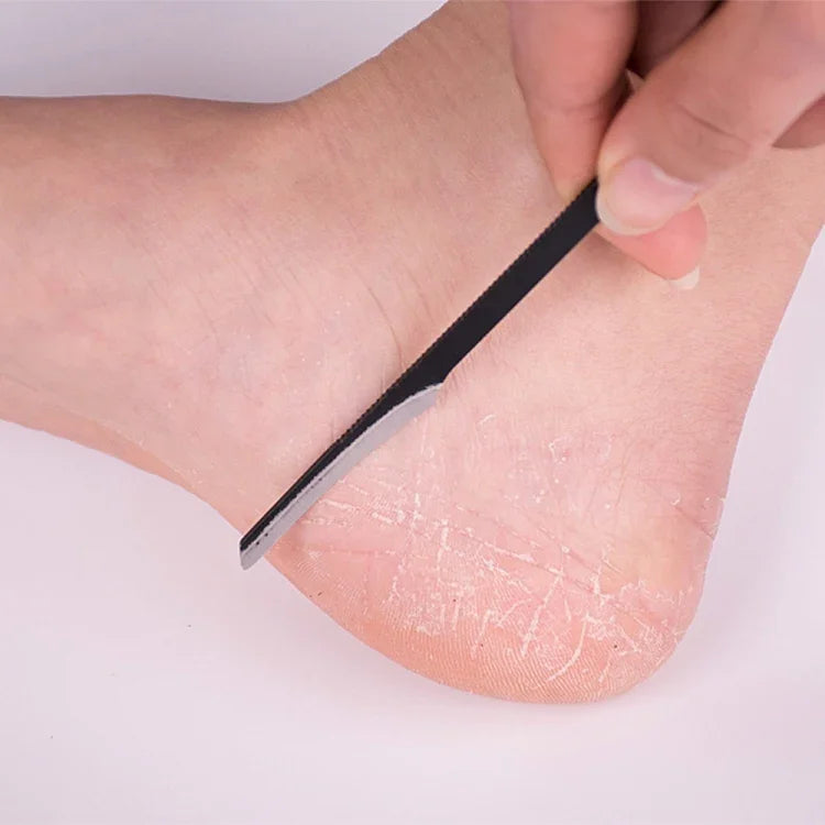 Outil de Soin des Pieds et des Ongles pour Pédicure, Manucure, Nettoyeur d'Ongles, Soin des Cuticules, Rabot de Peau Morte