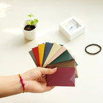 10 PCS enveloppes mini nacrées style chinois rétro romantique, couleur aléatoire, enveloppes style chinois