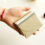 10 PCS enveloppes mini nacrées style chinois rétro romantique, couleur aléatoire, enveloppes style chinois