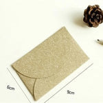 10 PCS enveloppes mini nacrées style chinois rétro romantique, couleur aléatoire, enveloppes style chinois