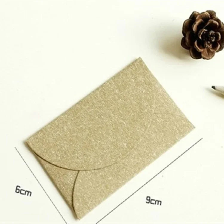 10 PCS enveloppes mini nacrées style chinois rétro romantique, couleur aléatoire, enveloppes style chinois