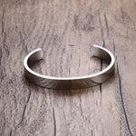 Bracelet jonc en acier inoxydable de 8 mm de large pour femmes et hommes, Or Rose, Argent, Noir, Or