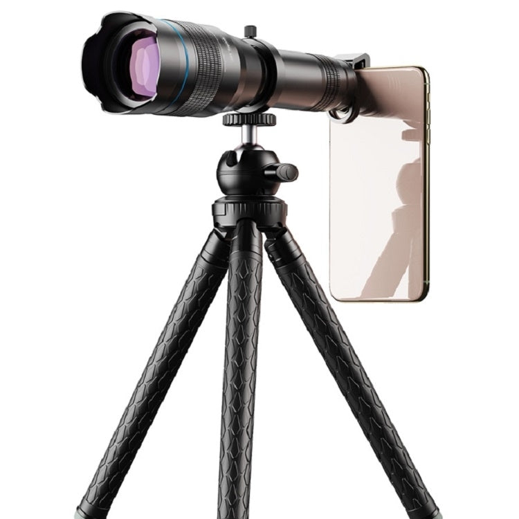 APEXEL APL-JS60XJJ09 Téléobjectif universel de télescope grossissant externe HD 60X tout en métal pour téléphone portable