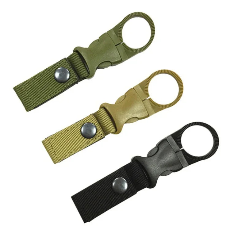 2PCS Mousqueton de sangle extérieur crochet de suspension pour sac à dos camping randonnée clip porte-bouteille boucle porte-outil