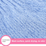 5 gants de bain exfoliants pour spa massage corps, violet, vert, bleu, orange, rouge