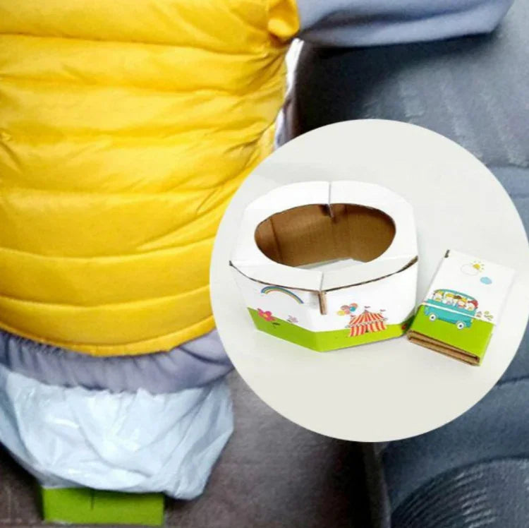 Poche à urine portable de voyage, mini-toilette mobile d'urgence, pot pliant, poche à urine de voyage