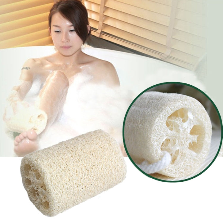 Éponge de douche exfoliante naturelle Luffa pour le corps et le bain