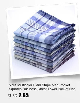 Pochettes de costume pour homme à rayures à carreaux multicolores, mouchoirs d'affaires en tissu 100% coton