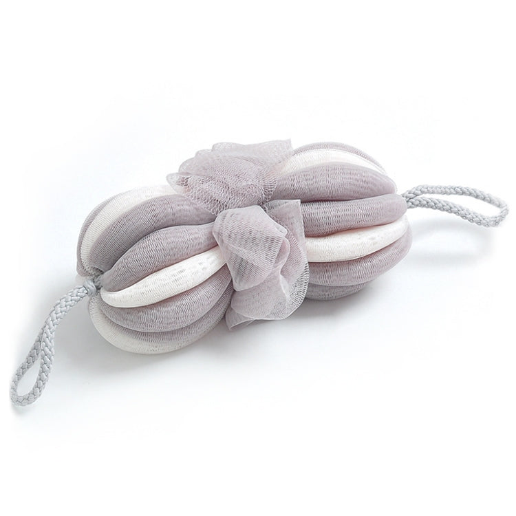 Brosse de bain longue en filet moussant pour le dos, à frotter, boule de bain