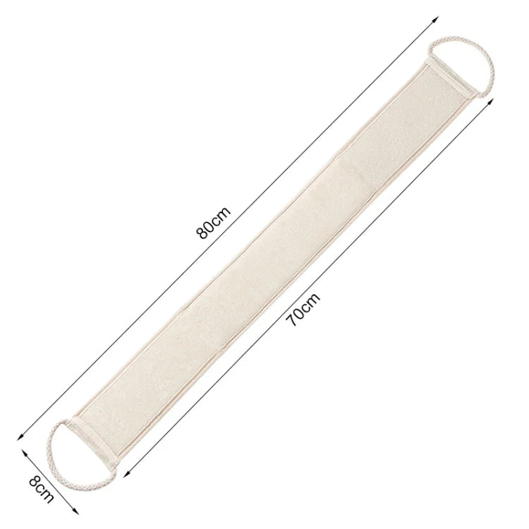 Éponge exfoliante douce pour soin de la peau avec sangle dorsale pour bain, douche, massage corporel, outil de nettoyage spa, éponge douce pour la peau avec sangle dorsale