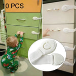 10 PCS/Lot Verrouillage de sécurité pour enfants protection des enfants verrouillage de portes pour sécurité enfants serrure plastique, 10 PCS blanc