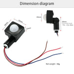 Détecteur de mouvement infrarouge PIR automatique pour interrupteur mural, 10mm, 12mm