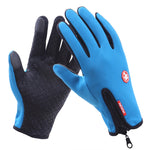 Gants de cyclisme intégraux en néoprène PU respirant et cuir pour sports d'hiver, tailles M, L, XL