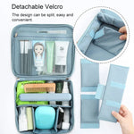 Trousse de Toilette de Voyage Matelassée Imperméable de Grande Capacité pour Femme, Sac de Rangement pour Esthéticienne, Trousse de Maquillage pour Femmes
