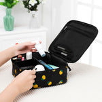 Trousse de Toilette de Voyage Matelassée Imperméable de Grande Capacité pour Femme, Sac de Rangement pour Esthéticienne, Trousse de Maquillage pour Femmes