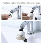 Filtre à eau robinet de cuisine purificateur d'eau du robinet percolateur lavable mini filtre à eau