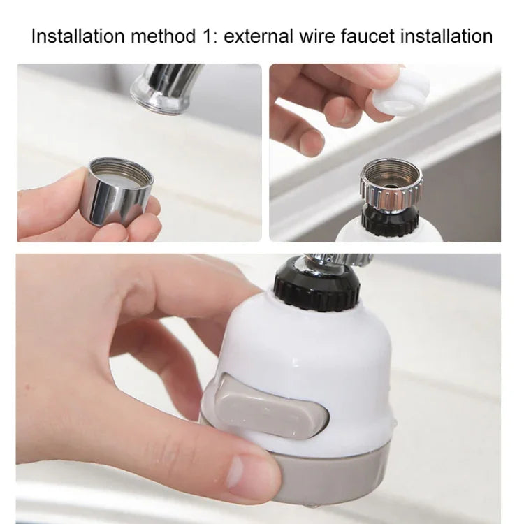 Filtre à eau robinet de cuisine purificateur d'eau du robinet percolateur lavable mini filtre à eau
