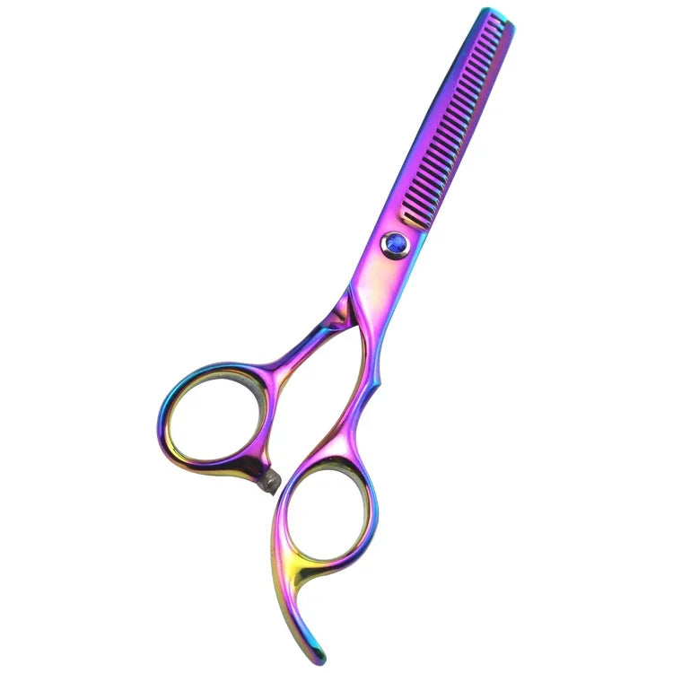 Ciseaux de Coupe de Cheveux Professionnels Kit de Coiffure Ciseaux à Effiler Barbier