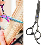 Ciseaux de Coupe de Cheveux Professionnels Kit de Coiffure Ciseaux à Effiler Barbier