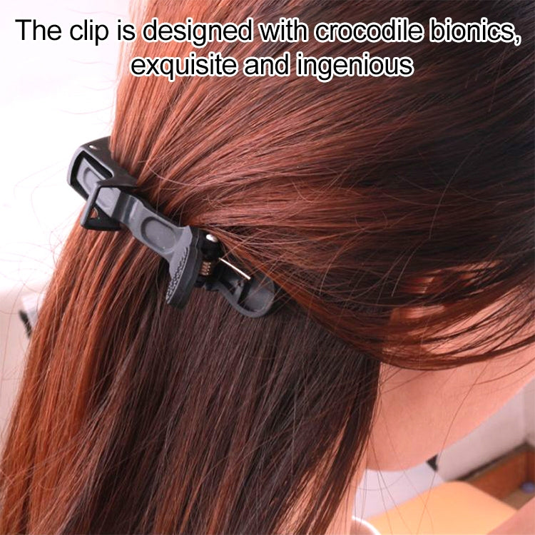 20 Pinces à Cheveux Professionnelles en Forme d'Alligator pour Femme, Épingles à Cheveux en Plastique, Barrette, Bandeau, Outils de Coiffure pour Filles