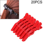 20 Pinces à Cheveux Professionnelles en Forme d'Alligator pour Femme, Épingles à Cheveux en Plastique, Barrette, Bandeau, Outils de Coiffure pour Filles