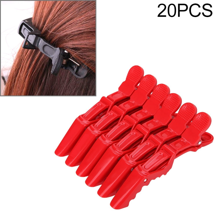 20 Pinces à Cheveux Professionnelles en Forme d'Alligator pour Femme, Épingles à Cheveux en Plastique, Barrette, Bandeau, Outils de Coiffure pour Filles