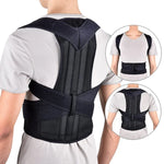 Correcteur de Posture Dorsale, Orthèse d'Épaule et Lombaire, Ceinture de Soutien de la Colonne Vertébrale, Corset Réglable pour Adulte, Ceinture de Correction de Posture, Soin Corporel