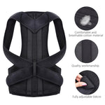 Correcteur de Posture Dorsale, Orthèse d'Épaule et Lombaire, Ceinture de Soutien de la Colonne Vertébrale, Corset Réglable pour Adulte, Ceinture de Correction de Posture, Soin Corporel