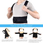 Correcteur de Posture Dorsale, Orthèse d'Épaule et Lombaire, Ceinture de Soutien de la Colonne Vertébrale, Corset Réglable pour Adulte, Ceinture de Correction de Posture, Soin Corporel
