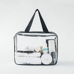 Sacs en PVC transparents Organisateur de voyage Trousse de maquillage transparente Sacs de toilette