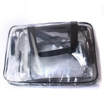 Sacs en PVC transparents Organisateur de voyage Trousse de maquillage transparente Sacs de toilette