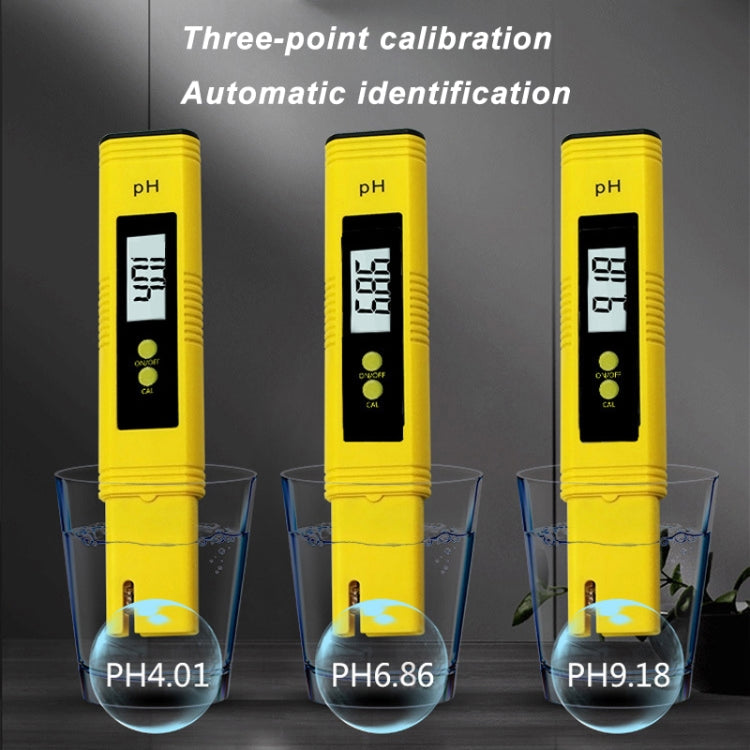 Stylo testeur PH portable haute précision, appareil de mesure de l'acidité PH, instrument de détection de la qualité de l'eau PH