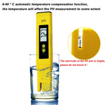 Stylo testeur PH portable haute précision, appareil de mesure de l'acidité PH, instrument de détection de la qualité de l'eau PH