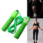 Cordes à sauter avec compteur Fitness sportive Corde à sauter réglable à vitesse rapide avec comptage