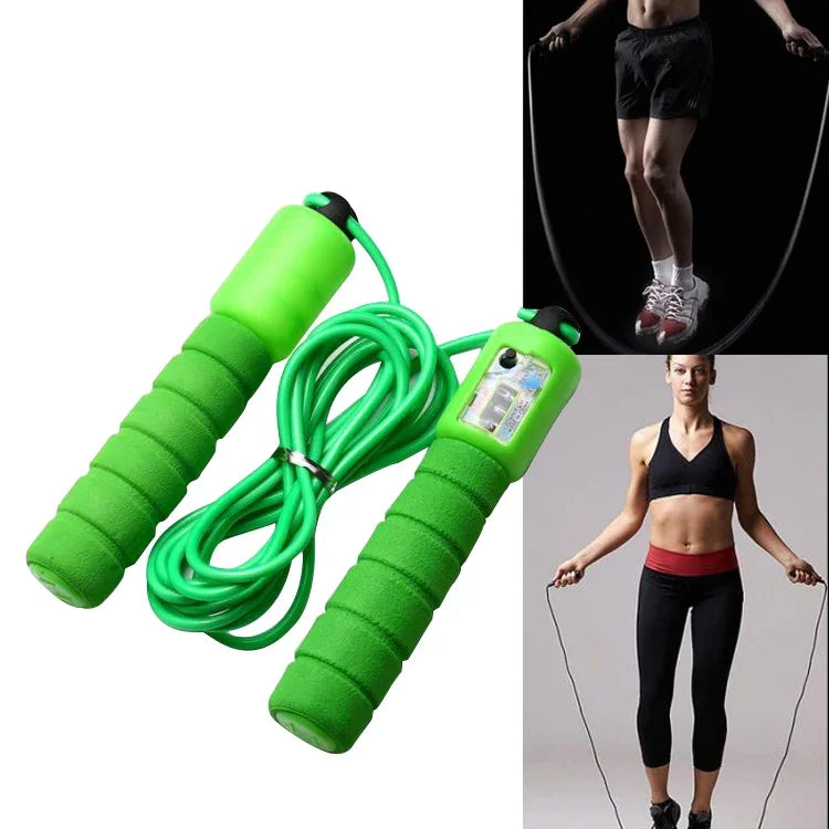 Cordes à sauter avec compteur Fitness sportive Corde à sauter réglable à vitesse rapide avec comptage
