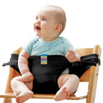 Chaise portable siège chaise de repas déjeuner ceinture de sécurité housse extensible harnais chaise d'alimentation rehausseur de siège