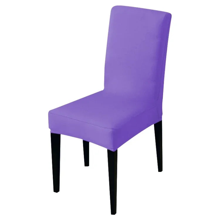 Housse de chaise moderne unie en spandex extensible, housses élastiques pour banquet de mariage, housse de siège de salle à manger, style pastoral hôtel, taille universelle
