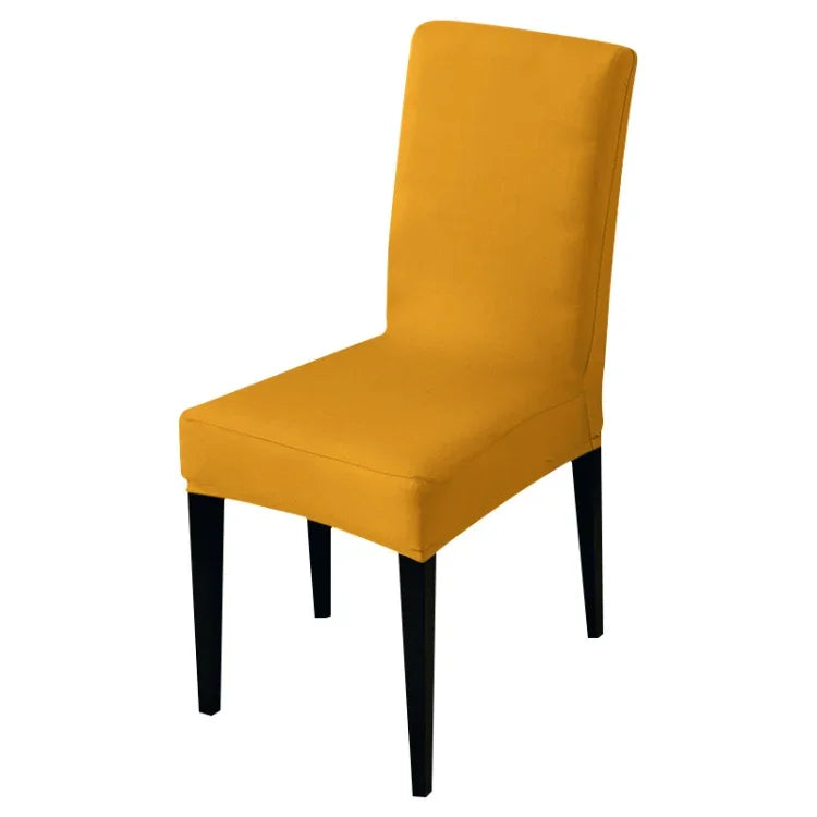 Housse de chaise moderne unie en spandex extensible, housses élastiques pour banquet de mariage, housse de siège de salle à manger, style pastoral hôtel, taille universelle