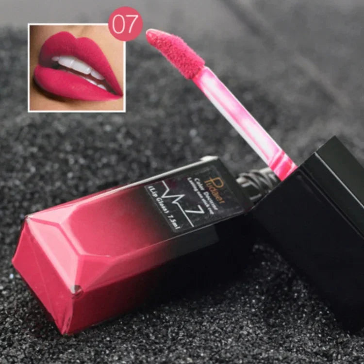 Brillant à Lèvres Mat Imperméable Cosmétiques Maquillage Nude, 1#, 2#, 3#, 4#, 5#, 6#, 7#, 8#, 9#, 10#, 11#, 12#, 13#, 14#, 15#, 16#, 17#, 18#, 19#, 20#, 21#