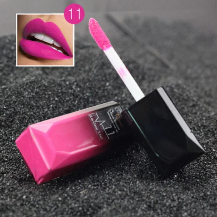 Brillant à Lèvres Mat Imperméable Cosmétiques Maquillage Nude, 1#, 2#, 3#, 4#, 5#, 6#, 7#, 8#, 9#, 10#, 11#, 12#, 13#, 14#, 15#, 16#, 17#, 18#, 19#, 20#, 21#