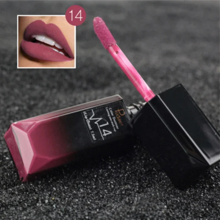 Brillant à Lèvres Mat Imperméable Cosmétiques Maquillage Nude, 1#, 2#, 3#, 4#, 5#, 6#, 7#, 8#, 9#, 10#, 11#, 12#, 13#, 14#, 15#, 16#, 17#, 18#, 19#, 20#, 21#
