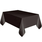 Nappe jetable en plastique unie pour mariage, anniversaire, fête, nappe rectangulaire pour table, housse de bureau essuyable