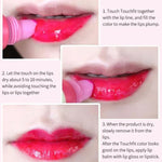 Lot de 2 brillants à lèvres longue durée, décollables facilement, rouges à lèvres mats imperméables pour femme, disponibles en : rouge melon, pêche exquise, rouge sexy, rose vif, rouge cerise, orange douce.
