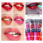 Lot de 2 brillants à lèvres longue durée, décollables facilement, rouges à lèvres mats imperméables pour femme, disponibles en : rouge melon, pêche exquise, rouge sexy, rose vif, rouge cerise, orange douce.