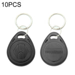 10 pièces de porte-clés puce carte d'identification de proximité 125KHz TK/EM4100