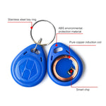 10 pièces de porte-clés puce carte d'identification de proximité 125KHz TK/EM4100