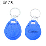 10 pièces de porte-clés puce carte d'identification de proximité 125KHz TK/EM4100