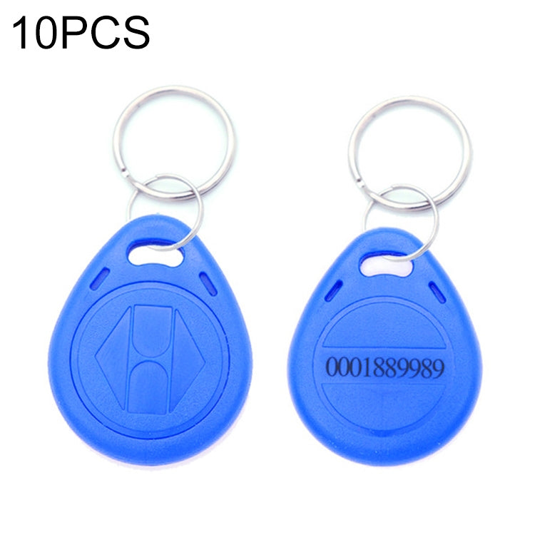 10 pièces de porte-clés puce carte d'identification de proximité 125KHz TK/EM4100