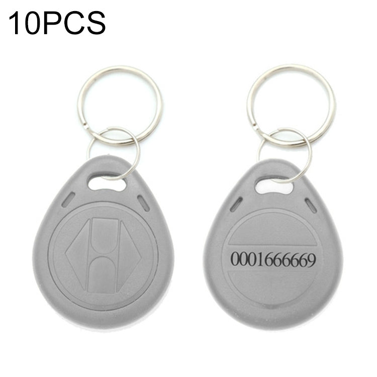 10 pièces de porte-clés puce carte d'identification de proximité 125KHz TK/EM4100
